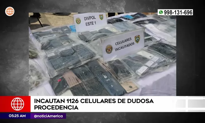 Policía Incautó Más De Mil Celulares De Dudosa Procedencia América Noticias 1323