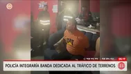 Policía integraría banda dedicada al tráfico de terrenos