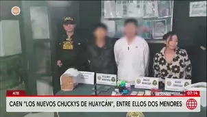 Policía intervino a dos menores y a mujer con dinamita en Huaycán/ Video y Foto: América Noticias