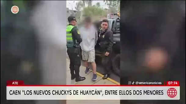Policía detuvo a tres personas con dinamita en Huaycán/ América Noticias