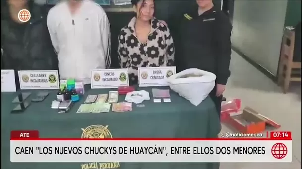 Cayeron integrantes de Los Nuevos Chuckys de Huaycán con 69 cartuchos de explosivos/ América Noticias