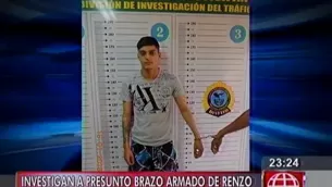 Brazo derecho de 'Renzito'. América Noticias