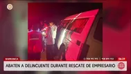 Policía mató a secuestrador y liberó a empresario en Barranca