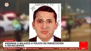 Policía muere baleado en persecución a delincuentes en Los Olivos. Foto y video: América Noticias