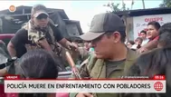 Un policía muere tras enfrentamiento en el Vraem