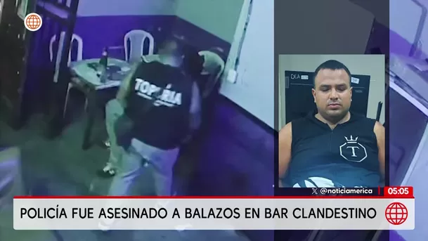 Policía muere tras tiroteo en un bar clandestino del Cercado de Lima. Foto: América Noticias