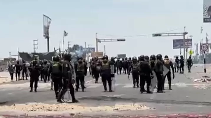 Desbloqueo de la Panamericana Sur / Fuente: Canal N