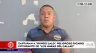 La Policía Nacional capturó al peligroso sicario alias Gordo Lalo