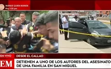 Policía Nacional capturó a uno de los sospechosos en crimen de una familia en San Miguel - Noticias de Comas