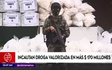 Policía Nacional incauta cuatro toneladas de cocaína valorizadas en más de $170 millones - Noticias de cuatro-toneladas