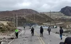 Junín: Policía Nacional liberó vía La Oroya - Noticias de Policía Nacional del Perú
