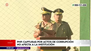 PNP sobre actos de corrupción en la institución. Foto y video: América Noticias