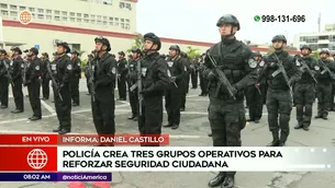 Policía Nacional del Perú. Foto y video: América Noticias