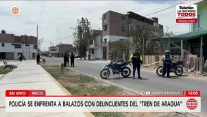 Policía en Pisco enfrenta a delincuentes y frustra secuestro. Foto y video: América Noticias