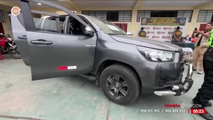 Policía recupera camioneta robada en Chorrillos en menos de una hora. Foto y video: América Noticias