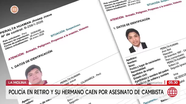 Policía en retiro y su hermano caen por asesinato de cambista. Foto: Unidad de investigación