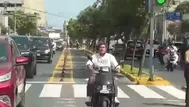 Policía multará con S/ 550 a motos eléctricas que usen ciclovías