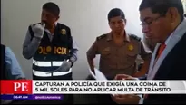 Policía acusado de recibir un soborno. América Noticias