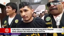 Maldito Frank detenido por orden de prisión preventiva. Foto y video: América Noticias