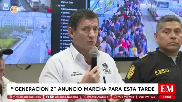 Policía vigilará marcha de Generación Z con drones y más de 700 cámaras/ América Noticias Policía vigilará marcha de Generación Z con drones y más de 700 cámaras/ América Noticias