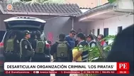 Policías detenidos en operativo contra red criminal en San Martín