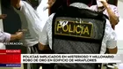 Policías están implicados en robo de un lingote de oro valorizado en S/1 millón