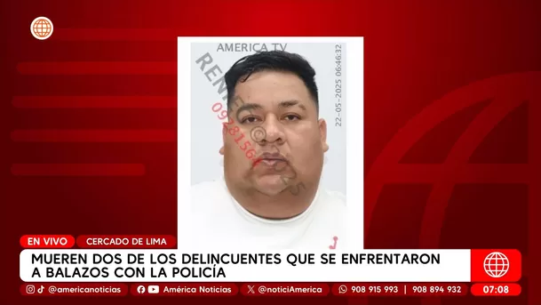 Tres policías heridos y dos delincuentes muertos deja balacera en la Vía Expresa en Lince. Foto: América Noticias