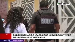 Búnker se encontraba en la urbanización La Florida en Carabayllo / Fuente: América Noticias