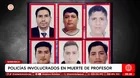 Policías involucrados en muerte de profesor en Barranca