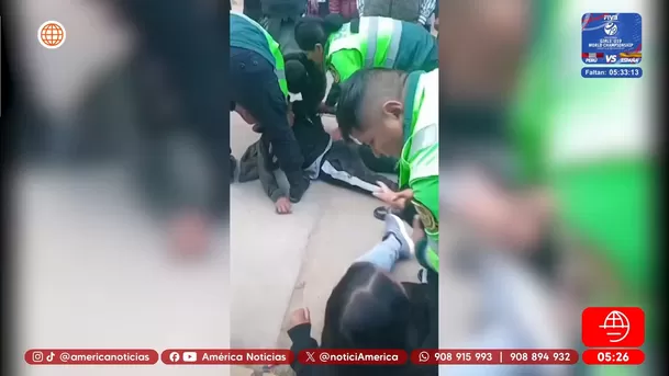 Policías presuntamente ebrios golpearon a su colega que les impidió ingreso a comisaría en Áncash. Foto: América Noticias