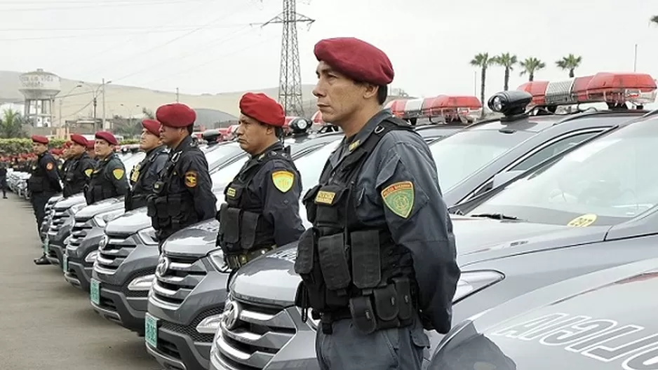 Policías contarán con un seguro. Foto: Andina