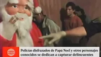 En estas fechas donde voltee verá a un Papá Noel, podría ser un policía disfrazado