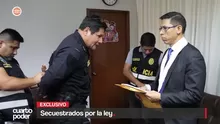 Seis policías fueron detenidos por secuestro y extorsión tras una intervención ilegal en Lurín. Video: Cuarto Poder