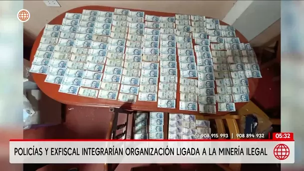 Detienen a policías y a exfiscal por presuntamente integrar red de minería ilegal. Foto: América Noticias