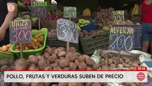 Pollo, frutas y verduras suben de precio por crisis energética. Foto y video: América Noticias