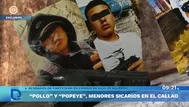“Pollo” y “Popeye”: menores dentro del crimen organizado