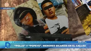 “Pollo” y “Popeye”: rostros de un crimen organizado juvenil. Foto y video: América TV