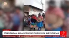 Ponen falda a alcalde por no cumplir con sus promesas en Apurímac