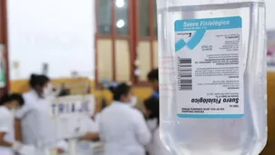 Posible escasez de suero fisiológico pone en riesgo hospitales. Foto y video: Canal N/Andina