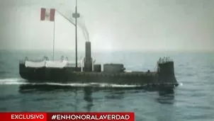 Después de que el Monitor Huáscar fue tomado por fuerzas chilenas, pasó a formar parte de la armada de ese país. Foto: América Noticias