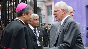 PPK asisti&oacute; a misa al Se&ntilde;or de los Milagros. Foto: Andina