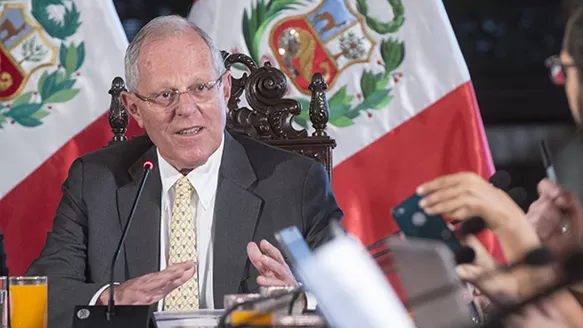 Pedro Pablo Kuczynski, presidente de la República. Foto: AFP