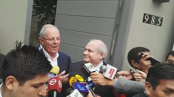 PPK se reunió en su casa con Pedro Cateriano / Foto: Andina