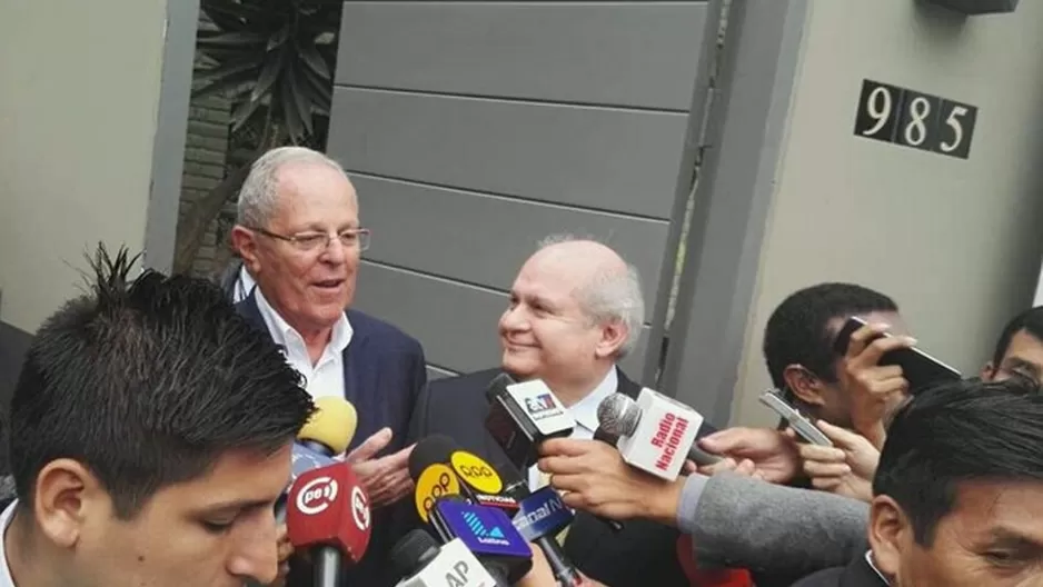 PPK se reunió en su casa con Pedro Cateriano / Foto: Andina