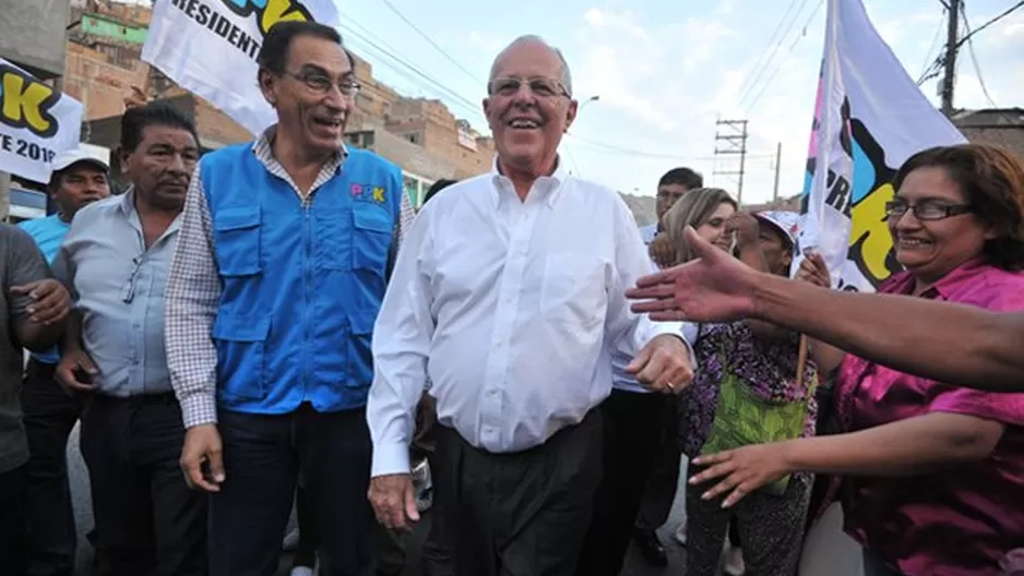 Pedro Pablo Kuczynski, candidato presidencial de Peruanos Por el Kambio (PPK), agradeció el apoyo que Lourdes Flores Nano / Foto: archivo La República