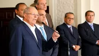 PPK y ministros. Foto: Presidencia Perú / Video: América Noticias