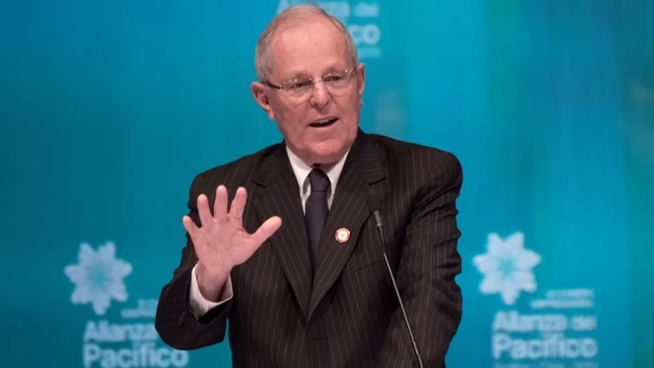 Pedro Pablo Kuczynski en Chile. Foto: AFP