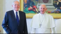 Pedro Pablo Kuczynski y el papa Francisco. Foto: Presidencia Perú