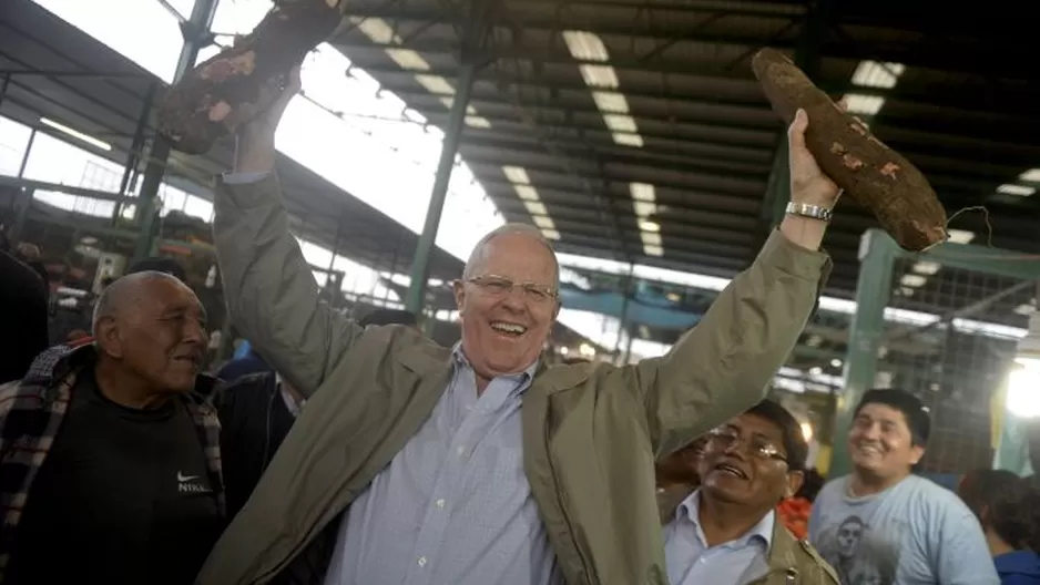   PPK también presentó a sus candidatos al Congreso durante un mitin en Huancavelica / Foto: AFP