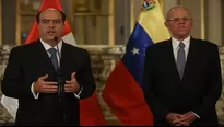 Pedro Pablo Kuczynski y Julio Borges. Foto: Presidencia